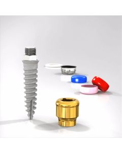 07450 LODI Mini-Implantat, Ø 2,4 mm, Länge 10 mm, GH 2,5 mm, Titanlegierung, steril