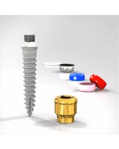 07451 LODI Mini-Implantat, Ø 2,4 mm, Länge 12 mm, GH 2,5 mm, Titanlegierung, steril