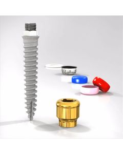 07452 LODI Mini-Implantat, Ø 2,4 mm, Länge 14 mm, GH 2,5 mm, Titanlegierung, steril