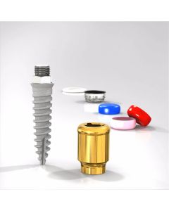 07455 LODI Mini-Implantat, Ø 2,4 mm, Länge 10 mm, GH 4,0 mm, Titanlegierung, steril