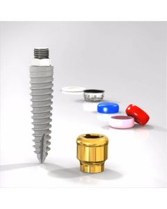 07461 LODI Mini-Implantat, Ø 2,9 mm, Länge 12 mm, GH 2,5 mm, Titanlegierung, steril