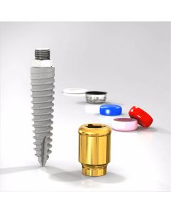 07466 LODI Mini-Implantat, Ø 2,9 mm, Länge 12 mm, GH 4,0 mm, Titanlegierung, steril