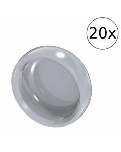 8558-20 LOCATOR® Retentionseinsatz, erweiterter Einsatzbereich, grau, ohne Retention, 20 Stück