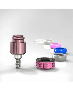 30201-03 LOCATOR ® R-Tx Attachment, Legacy 4.5 Plattform, GH 3.0 mm, kompatibel mit Implant Direct