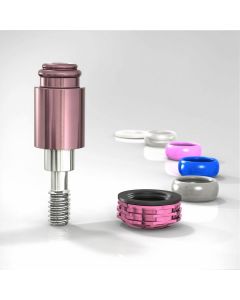 30501-05 LOCATOR ® R-Tx Attachment, Tri-Lobe 4.3 (yellow) Plattform, GH 5.0 mm, kompatibel mit Implant Direct